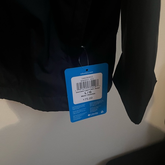 NEW WITH TAG | Men’s Columbia Hooded Rain Jacket - Picture 4 of 4